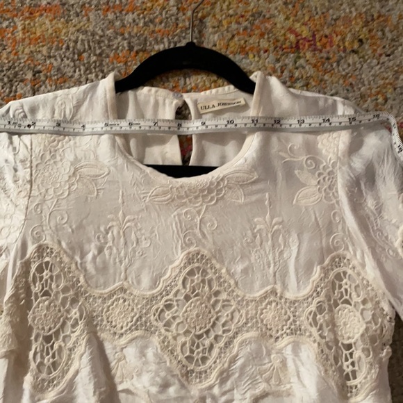 ❤️ Ulla Johnson embroidered silk dress ivory - Picture 7 of 8